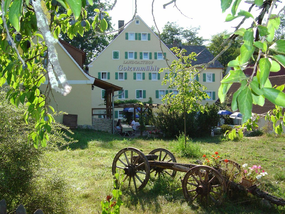 Hotel Landgasthof Gotzenmuhle Lichtenau  Zewnętrze zdjęcie